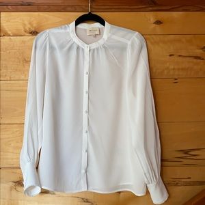 Sézane silk blouse - Chemise Léa in Écru